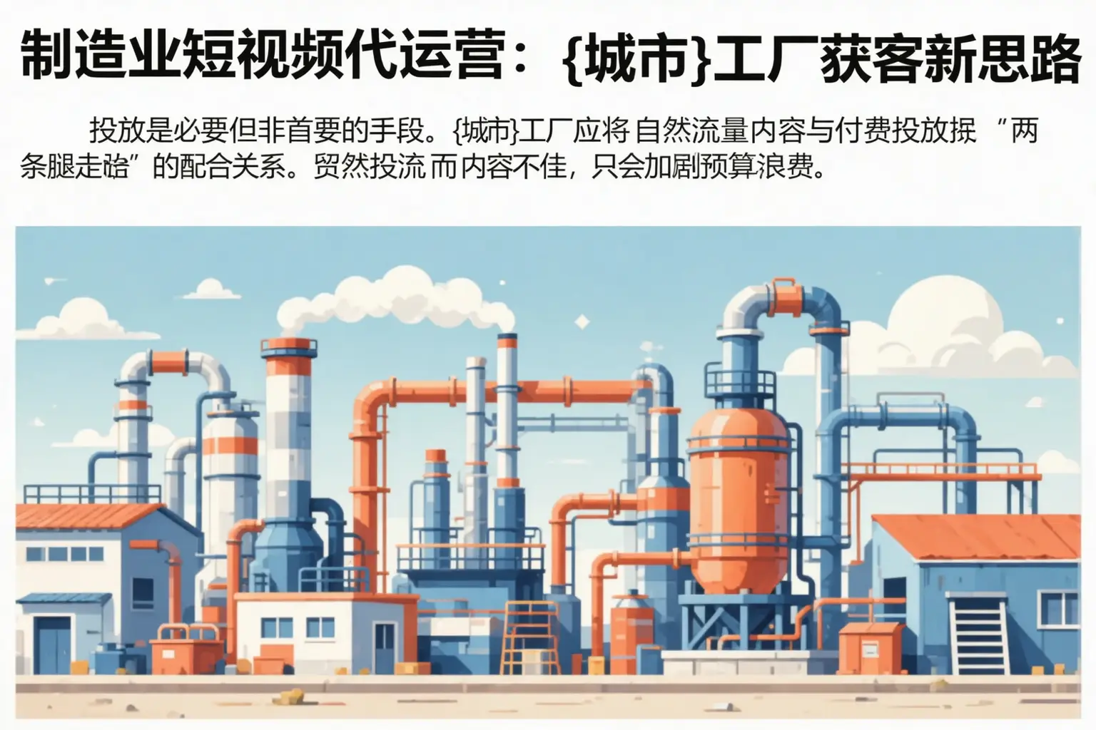 制造业短视频代运营:顺平工厂获客新思路